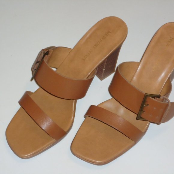 NEWPORT NEWS Leather Heels Size 9 1/2 - Picture 12 of 12